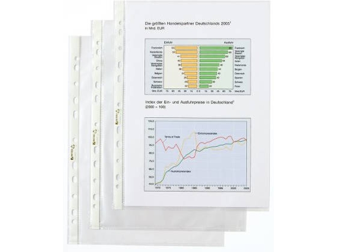 Conjunto de Protectores de Hojas REXEL 22457490 (210x297 mm - Transparente - Polipropileno - A4)