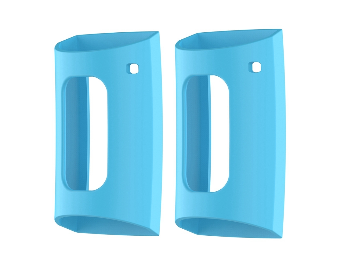 2 Piezas De Funda Protectora De Pulsera Inteligente De Silicona Colorida Para Fitbit Charge 3 Azul