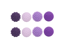 Ats-8 Pelotas De Silicona Para Dedos Con Textura Sensory Balls Juguete Relajante Para Viajes Trabajo Y Hogar Morado