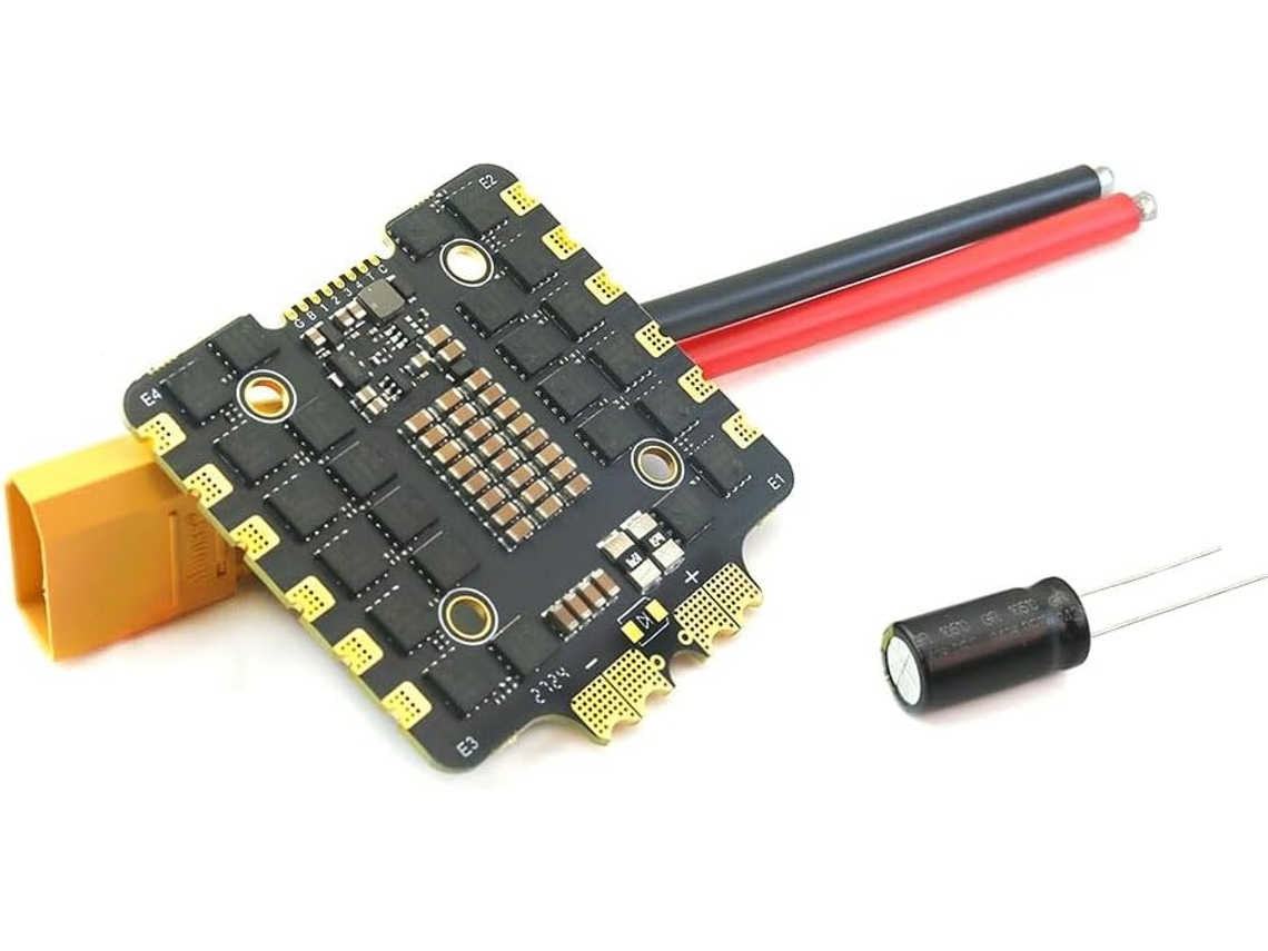 Controlador Eléctrico F722 V1 4 En 1 Para Fpv Crossover F7 Flying Tower Blheli-8 Bits 80 A Sin Escobillas