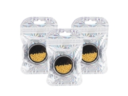Rebe-Pearls DIY Ferramenta de Manicure com Micro Bolas Metálicas de Aço Fashion Gz10