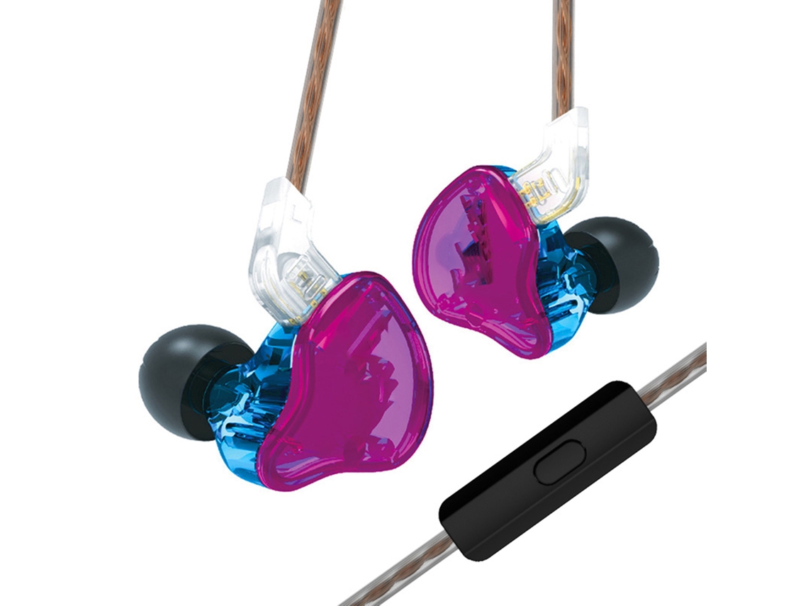 Auriculares intrauditivos híbridos Kz Zst 1ba+1dd EOOCOO