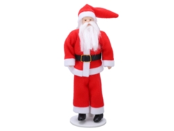Dan26-papá Noel De Cerámica Giratorio Para Casa De Muñecas Con Base, Mini Figura De Navidad Para Decoración