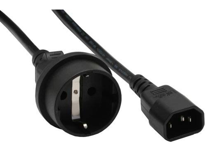 Cable de Alimentación INLINE (1 m - Negro)