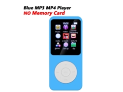 MP3 YIZHOOD (32G)Pantalla LCD de músico sin pérdidas Bluetooth compatible con tarjeta TF Azul Blanco
