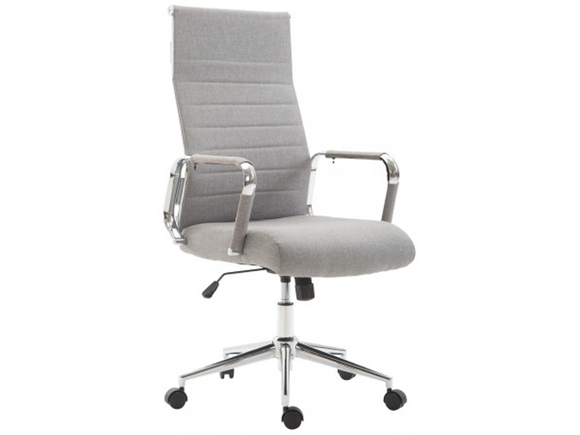 Silla de Escritorio DUDECOR (Acero - Gris)