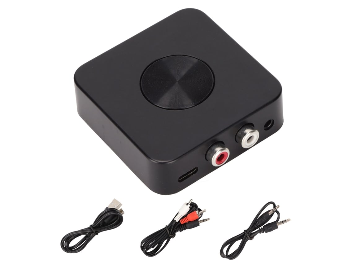 Adaptador De Som Bluetooth 5.0 Receptor Transmissor 2 Em 1 Com Nfc Aux Rca Hifi Para Tv Carro Fones De Ouvido