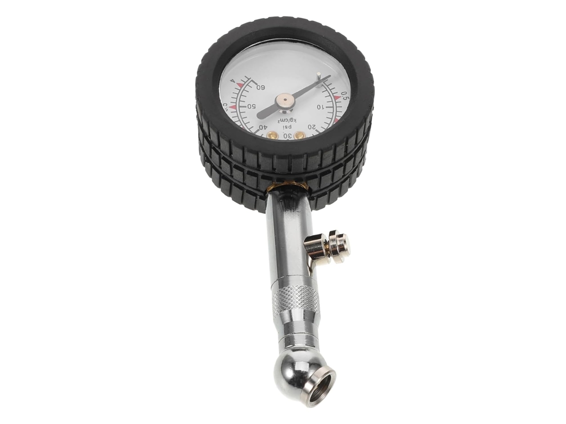 Manômetro De Pressão De Pneus De Alta Precisão (60 Psi) Com Estojo Protetor.