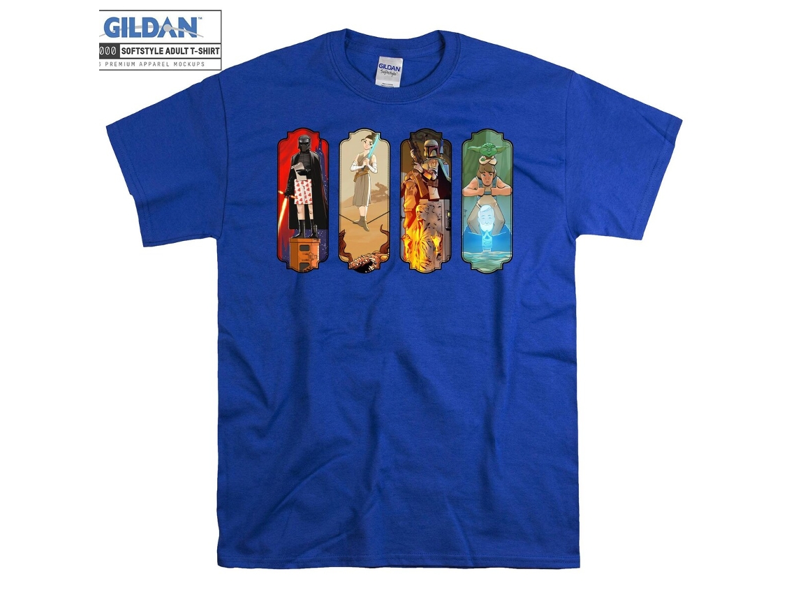 Camiseta Rockinstone  Star Wars Characters Costume（s）