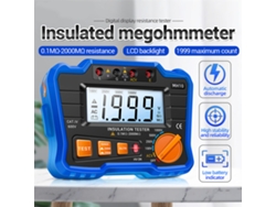 Comprobador Digital De Resistencia De Aislamiento De 100 V/250 V/500 V/1000 V Con Pantalla Lcd Retroiluminada.
