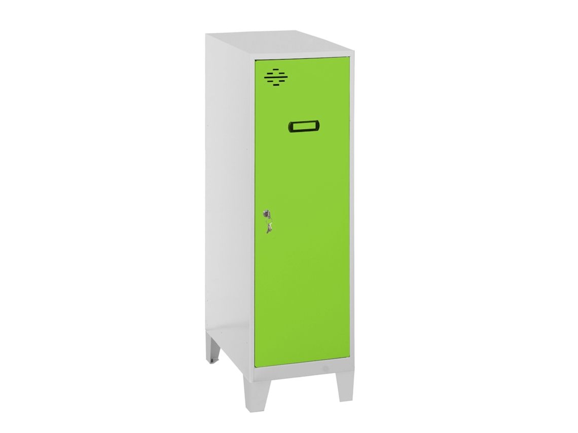 Simonlocker Dism. Mini Sencilla 915X300X500 +Pies Gris/Verde SIMON RACK