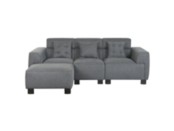 Sofa Poliester Madera Modular 231x170x82cm