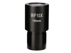 Ocular de microscopio biológico de gran angular WF10x con retícula de 18 mm y lente óptica de 23,2 mm | Sin marca