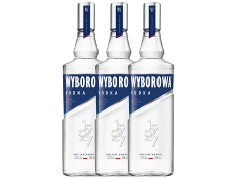 Vodka WYBOROWA Wyborowa (1 L - 3 unidades)