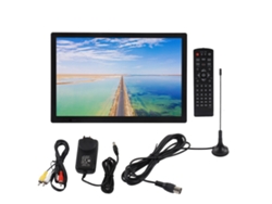 Televisor Digital De 15.4 Pulgadas, Espejo De Pantalla De Teléfono Móvil, Sintonizador Digital Integrado, Televisor Led Portátil Recargable