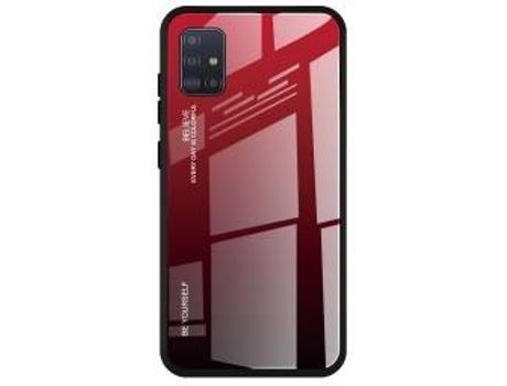 Carcasa Samsung Galaxy A51 LMOBILE Negro - Rojo