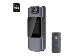 Cámara de acción Szsmart L11 negra (1080p Ultra HD, visión nocturna, tarjeta SD de 32 GB, wifi)
