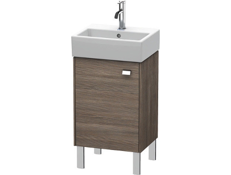 Mueble DURAVIT Brioso bajo mesada 43.4.0 x 33.9 cm 1 puerta con bisagra a la izquierda 1 balda de cristal para lavabo Vero Air 072445
