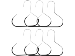 Organizador de pared metálico GOKOCO con 10 compartimentos para sombreros y bufandas.