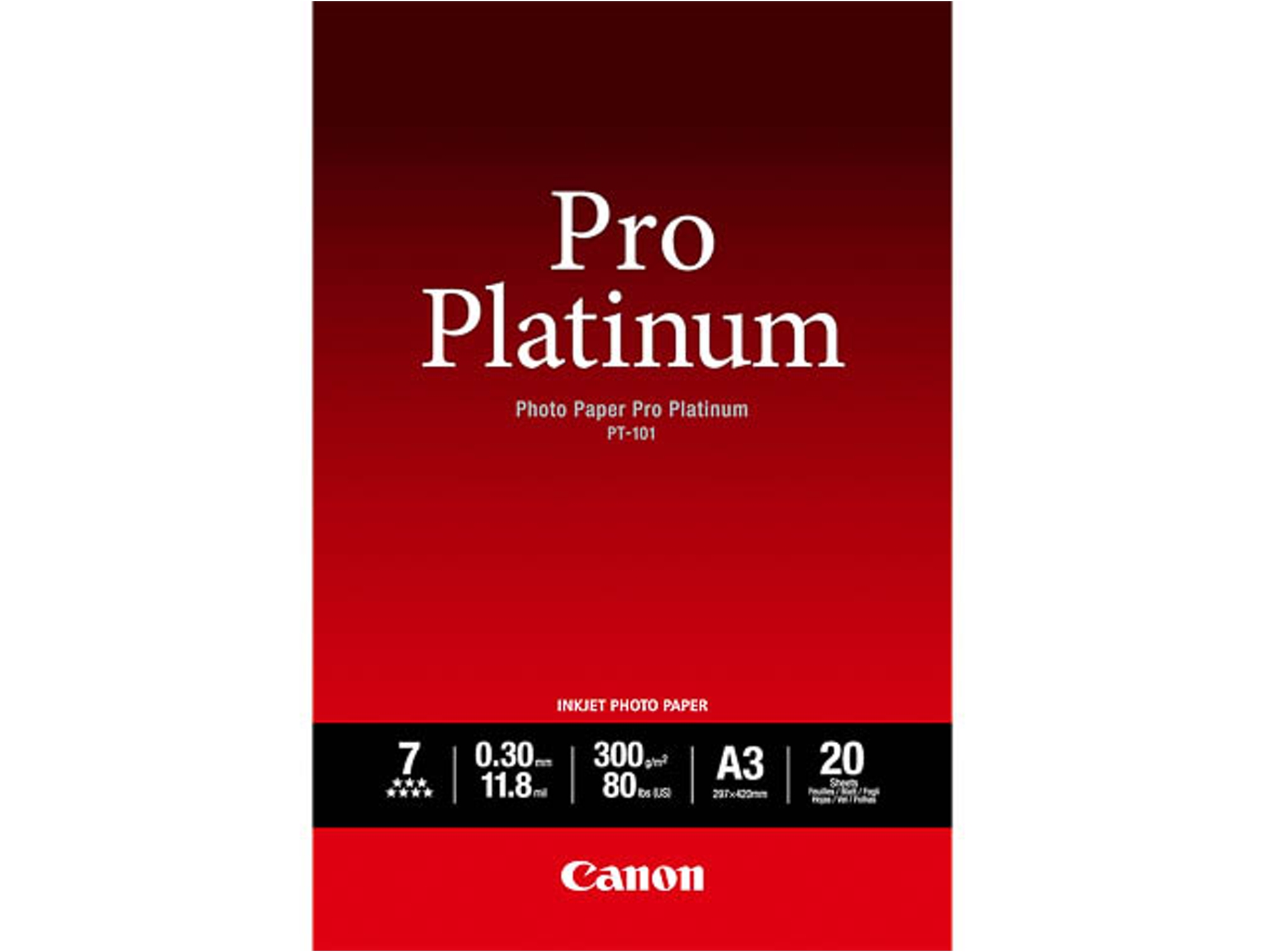 Papel Foto CANON PT-101 A3
