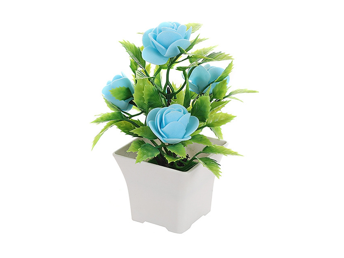 Plantas en maceta simuladas, bonsáis artificiales, decoración de interiores