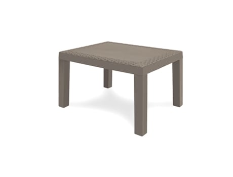 Mesita De Jardín Auxiliar De Plástico Jack Taupe 594640 cm