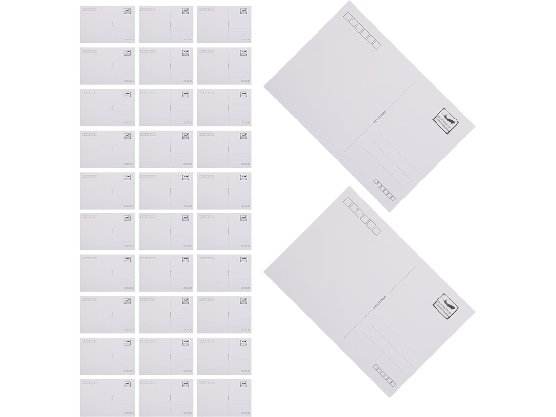 120 Postales En Blanco De Papel Kraft Blanco De 10 X 15 Cm.
