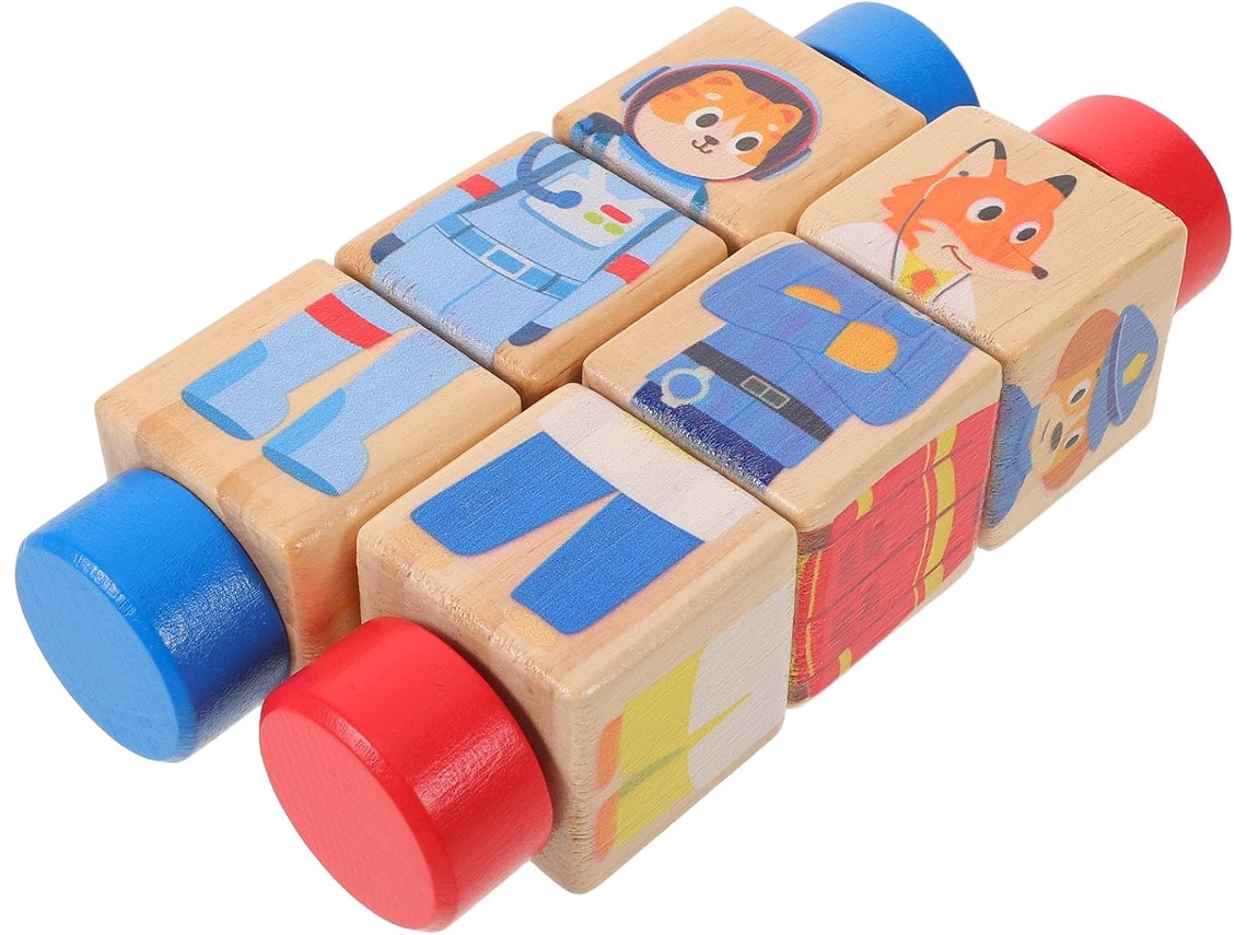 Juego De 2 Bloques Giratorios De Animales Para Bebés