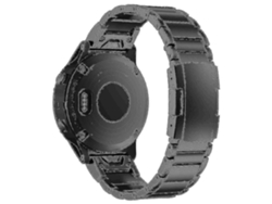 Correa de acero de titanio universal Q LY para Garmin Tactix 7 Pro / Fenix ​​​​​​​​​​7x / Fenix ​​​​​​​​​​6x Pro (3 cuentas, 26 mm)