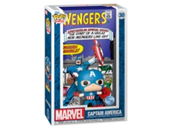 Figura Pop Comic Cover Marvel Avengers Capitán América Exclusivo B.active