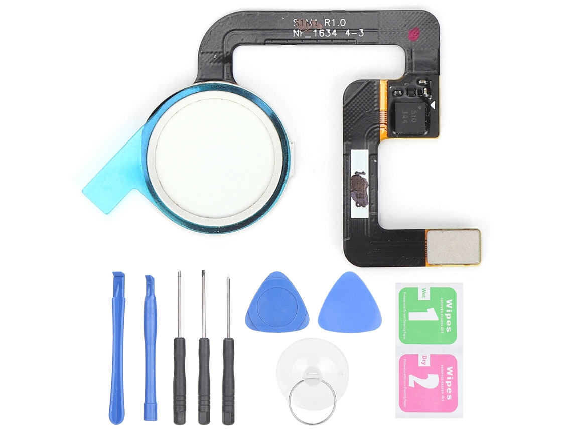 Sensor De Huella Digital Botón Home Conector Cable Flex Compatible Para Pixel/pixel Xl Blanco