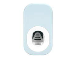 HYMNORA Dispensador de Pasta de Dientes Automático para Pared Universal Azul y Blanco