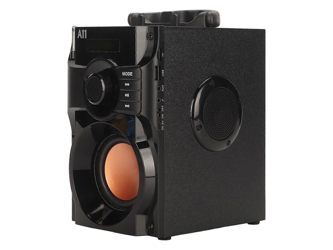 Altavoz Bluetooth portátil Yunzii con subwoofer, sonido estéreo inalámbrico, graves potentes, altavoz Bluetooth para exteriores