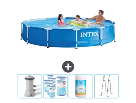 Piscina Tubular INTEX 28212GN-CB96 (6503 L - 366x76cm)