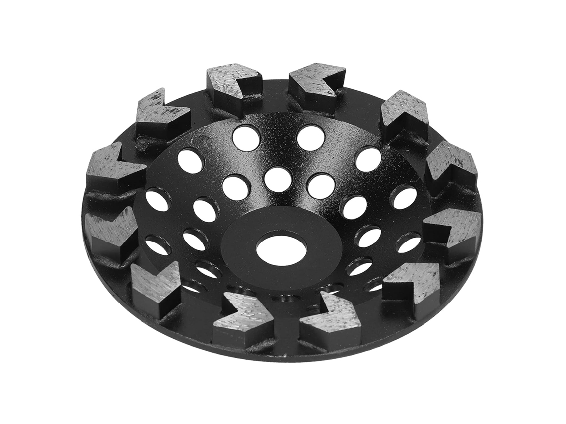 10 Copas De Intersección De Acero Negro De 180 Mm Para Hormigón, Piedra Y Cemento.