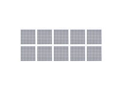 10 hojas de marcadores 3D, puntos de referencia reflectantes, 3 mm, diámetro interior 6 mm, para escáner | Sin marca