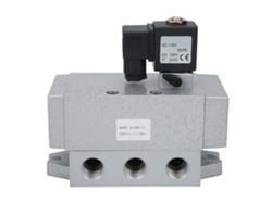 Válvula Solenoide Elétrica 2 Posições 5 Vias Controle Individual G1/2 110v K25dh-15