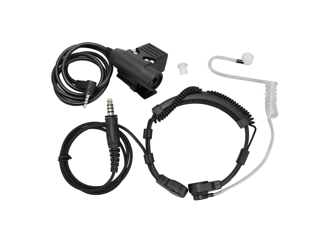 Auriculares U94 Ptt Con Reducción De Ruido Y Control De Garganta Para Radios Walkie-talkie Yaesu Vx 1r, Vx 2r, Vx 3r, Vxf 10 Y Vxf 20.