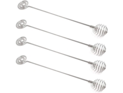 2026-45881-4 Palillos De Miel De Acero Inoxidable 304 21cm Para Dispensar Y Mezclar Café Bebidas