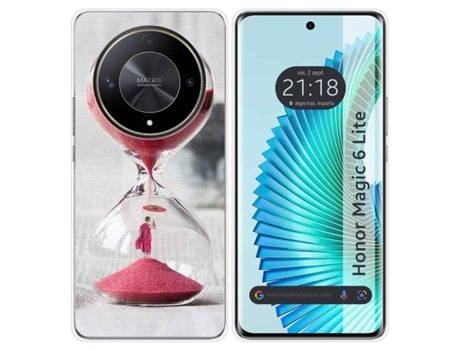 Funda Silicona para Huawei Honor Magic 6 Lite 5G diseño Reloj Dibujos TUMUNDOSMARTPHONE