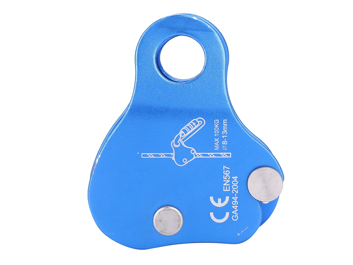Kit De Protección Con Cierre De Cuerda De Aluminio Para Escalada Al Aire Libre - Azul