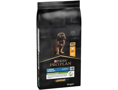 Pienso para Perros PURINA Pro Plan Large Robust Puppy (12Kg - Seco - Razas Grandes - Sabor: Pollo)