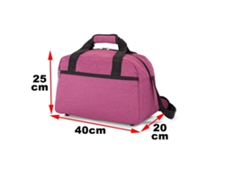 Bolsa de viaje Ryanair 40cm Bz5528 Rosa Benzi