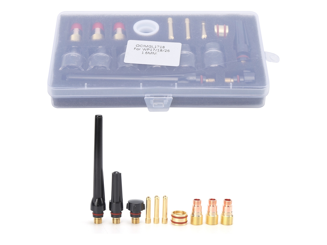 Kit De Accesorios Y Consumibles Para Lanza De Soldadura De Vidrio De Latón Para Herramientas Wp-17/18/26