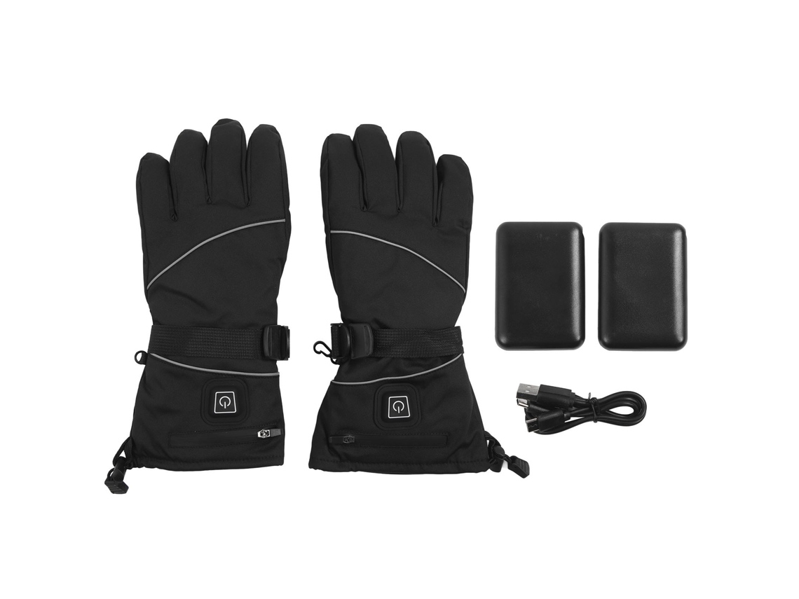 2026-guantes Calentados Usb Para Hombre Mujer 3 Niveles Ajustables Para Escalada Senderismo Ciclismo Invierno Negro