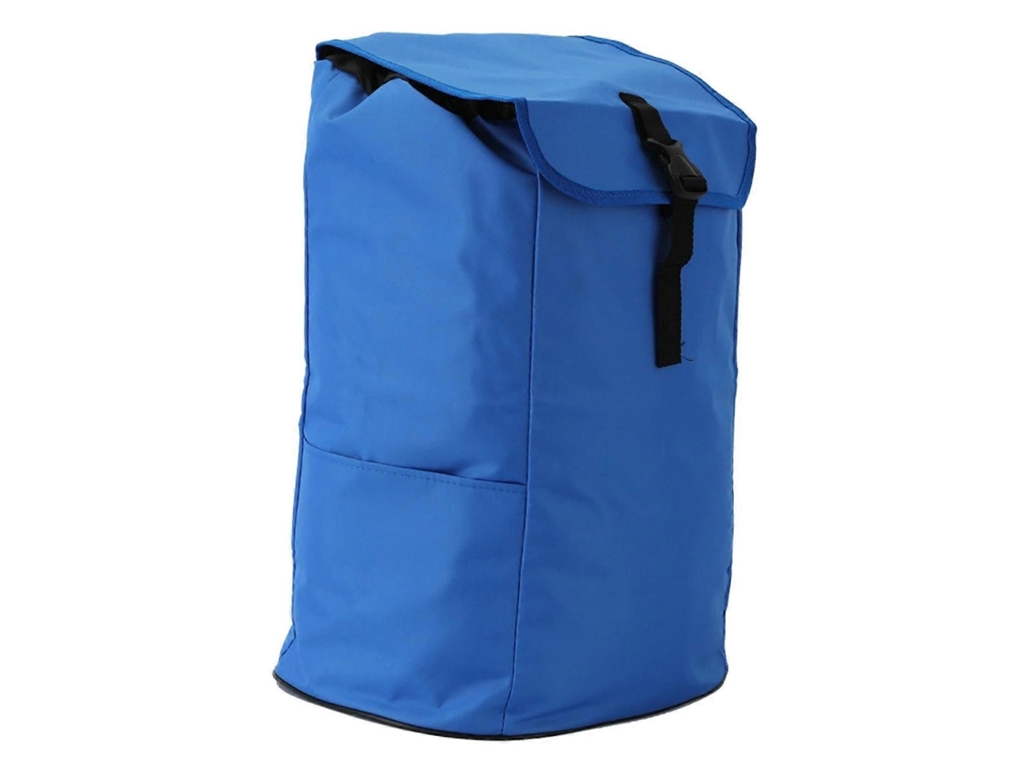 Bolsa de compras impermeable de tela Oxford con diseño plegable, ideal para reemplazar un carrito de compras tradicional, color azul. GOKOCO