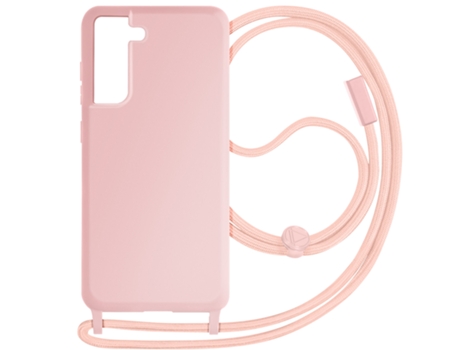 AVIZAR Carcasa para Samsung Galaxy S21 FE Semi-rígida Ultra-fina Acabado Mate Rosa Claro