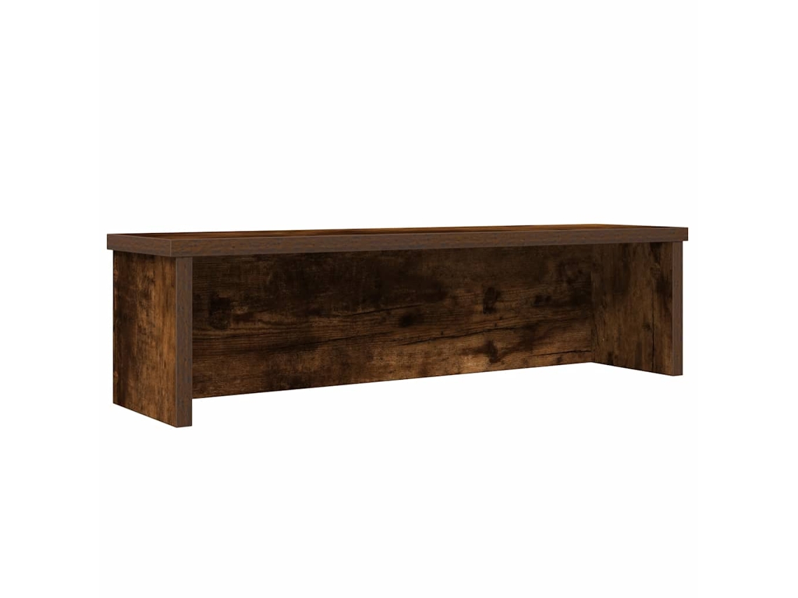 vidaXL Estantería cocina apilable madera ingeniería roble ahumado