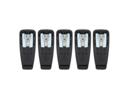Kit de 5 clips para cinturón para radios, multiusos y portátiles, compatibles con Motorola GP2000 GP88S GP328 CHABERLU