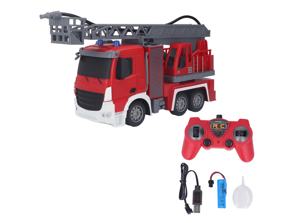 -coche De Bomberos Rc 1:20 Con Riego De Agua, 9 Canales, 2.4ghz, Juguete De Control Remoto